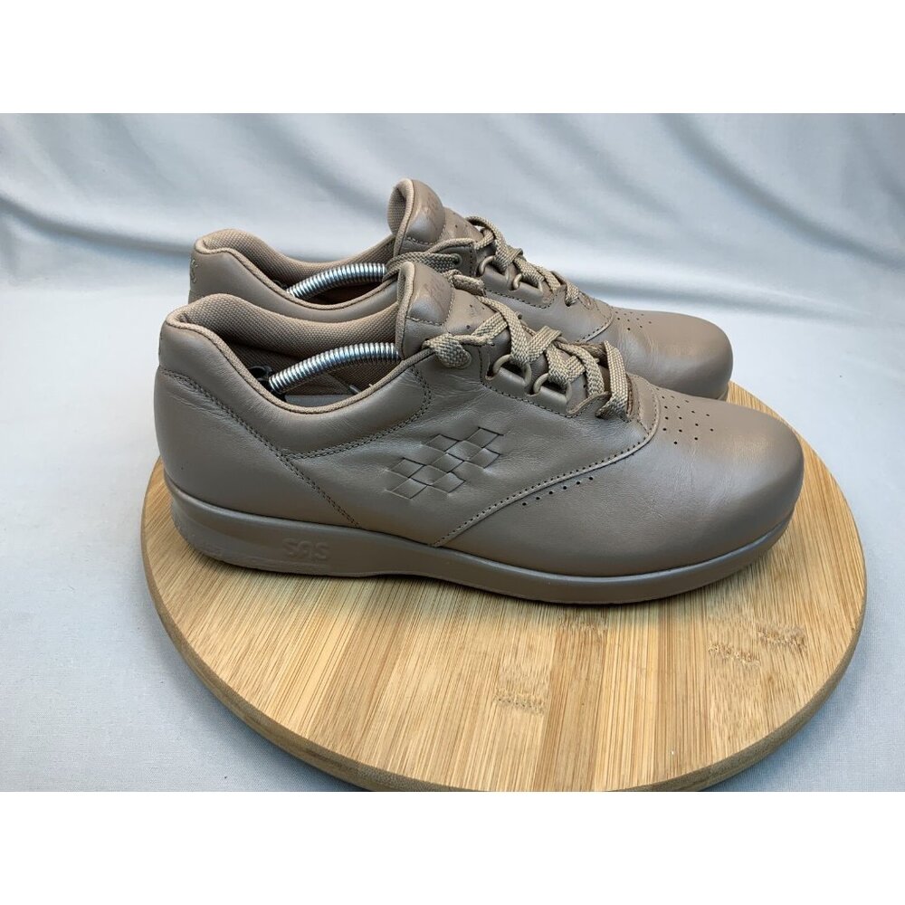SAS Walking Shoe Women's Free Time 9.5M Mocha Cool Step Footbed EZ Lace